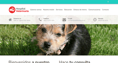 Desktop Screenshot of hvhospitalveterinario.com